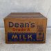 画像5: VINTAGE ANTIQUE DEAN MILK CO. BOX ヴィンテージ アンティーク ボックス 箱 アメリカ / ディスプレイ インテリア 店舗什器 企業物 運搬用 USA