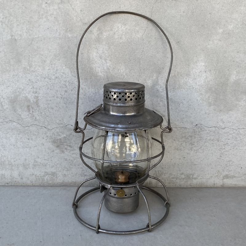 画像1: VINTAGE ANTIQUE HANDLAN RAILROAD LANTERN ヴィンテージ アンティーク ハンドラン レイルロード ランタン オイルランプ アメリカ / キャンプ アウトドア ST.LOUIS USA (11)