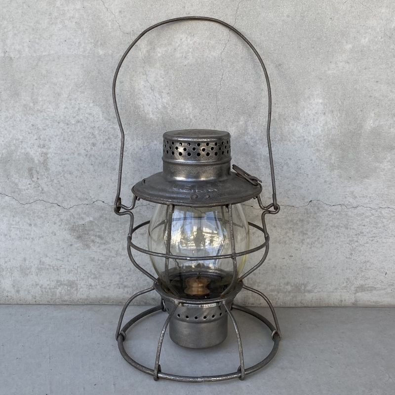 画像2: VINTAGE ANTIQUE HANDLAN RAILROAD LANTERN ヴィンテージ アンティーク ハンドラン レイルロード ランタン オイルランプ アメリカ / キャンプ アウトドア ST.LOUIS USA (11)