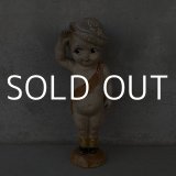 VINTAGE ANTIQUE U.S.NAVY SAILOR DOLL  KEWPIE ヴィンテージ アンティーク キューピー人形 ネイビー / コレクタブル オブジェ コンポジション セーラー人形 軍人 水平 船員 ディスプレイ  置物 雑貨 アメリカ