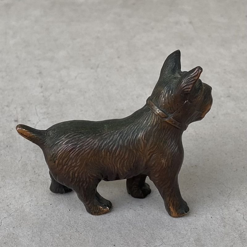 画像2: VINTAGE ANTIQUE DOG OBJECT ヴィンテージ アンティーク 犬 オブジェ / コレクタブル ディスプレイ インテリア ペーパーウェイト 置物 動物 雑貨 小 アメリカ