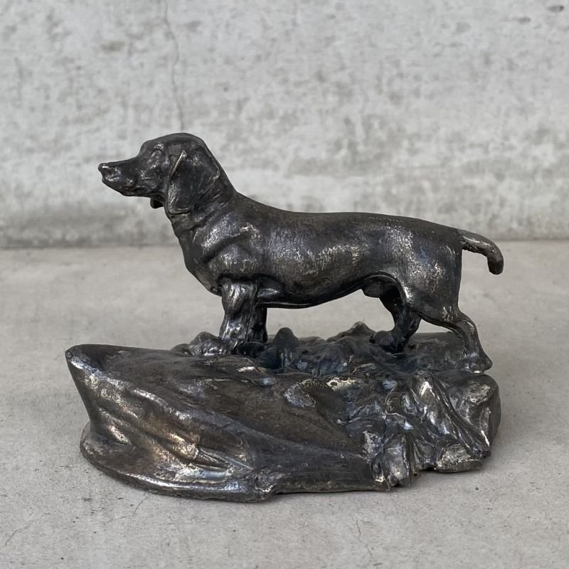 画像2: VINTAGE ANTIQUE DOG OBJECT ヴィンテージ アンティーク 犬 オブジェ / コレクタブル ディスプレイ インテリア C&K CO. 置物 動物 雑貨 アメリカ