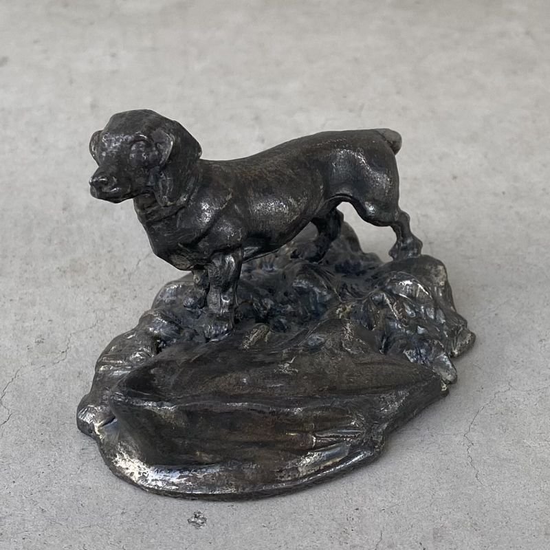 画像1: VINTAGE ANTIQUE DOG OBJECT ヴィンテージ アンティーク 犬 オブジェ / コレクタブル ディスプレイ インテリア C&K CO. 置物 動物 雑貨 アメリカ