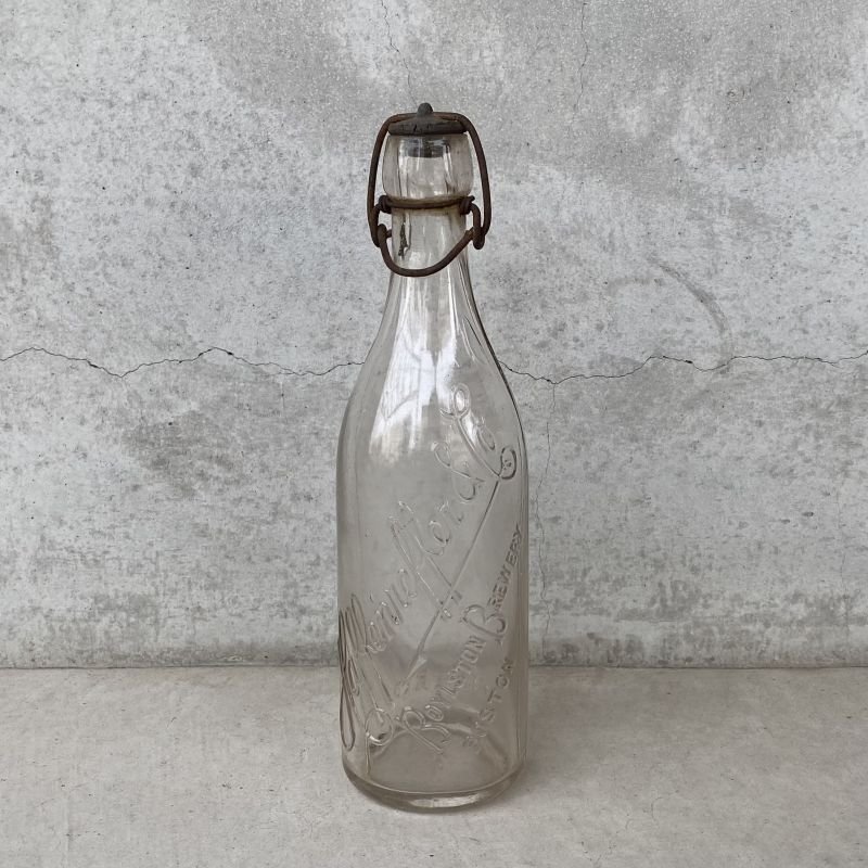 画像1: VINTAGE ANTIQUE BOYLSTON BREWERY ヴィンテージ アンティーク ガラス瓶 ボトル / ガラス ディスプレイ インテリア BAR アメリカ USA