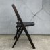 画像3: VINTAGE ANTIQUE SOLID KUMFORT FOLDING CHAIR ヴィンテージ アンティーク フォールディングチェア 折り畳み椅子 / インダストリアル ウッド 木製 家具 店舗 什器 アメリカ