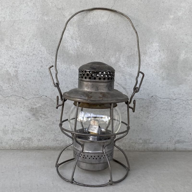 画像2: VINTAGE ANTIQUE ADLAKE KERO 400 RAILROAD LANTERN EL ヴィンテージ アンティーク アドレイク レイルロード ランタン オイルランプ / キャンプ アウトドア アメリカ USA (1)