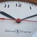 画像8: VINTAGE ANTIQUE WALL CLOCK EDWARDS COMPANY ヴィンテージ アンティーク ウォールクロック 壁掛け時計 /  ウッド 木製 四角形 ブラウン 茶色 店舗什器 アメリカ USA