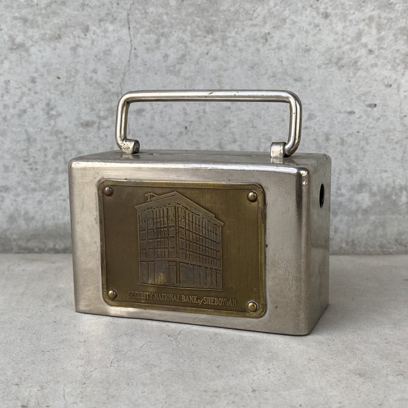 画像1: VINTAGE ANTIQUE COIN BANK ヴィンテージ アンティーク コインバンク 貯金箱 / コレクタブル オブジェ インテリア ノベルティー 銀行 アメリカ USA (3)