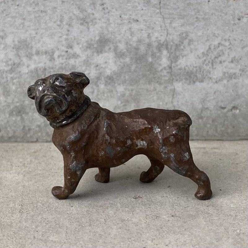 画像1: VINTAGE ANTIQUE BULLDOG  OBJECT ヴィンテージ アンティーク ブルドッグ オブジェ / コレクタブル ディスプレイ インテリア 犬 置物 小物 雑貨 アメリカ USA