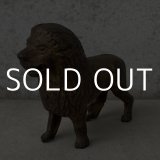 VINTAGE ANTIQUE PIGGY BANK LION ヴィンテージ アンティーク ライオン コインバンク 貯金箱 / コレクタブル オブジェ インテリア 置物 雑貨 小物 動物 アメリカ