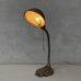 画像10: VINTAGE ANTIQUE DESKLAMP ヴィンテージ アンティーク デスクランプ スタンドライト 卓上ライト 照明 / グースネック アイアン リーフ 店舗什器 アメリカ