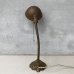 画像3: VINTAGE ANTIQUE DESKLAMP ヴィンテージ アンティーク デスクランプ スタンドライト 卓上ライト 照明 / グースネック アイアン リーフ 店舗什器 アメリカ