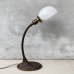 画像5: VINTAGE ANTIQUE DESKLAMP ALADDIN MFG Co. ヴィンテージ アンティーク デスクランプ スタンドライト 卓上ライト 照明 / ミルクガラスシェード グースネック アメリカ