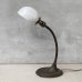 画像4: VINTAGE ANTIQUE DESKLAMP ALADDIN MFG Co. ヴィンテージ アンティーク デスクランプ スタンドライト 卓上ライト 照明 / ミルクガラスシェード グースネック アメリカ