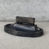 VINTAGE ANTIQUE  NORTH AMERICAN CAR CO. ASHTRAY ヴィンテージ アンティーク 灰皿  / コレクタブル アドバタイジング オブジェ  コンテナ 企業物  アメリカ