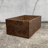 VINTAGE ANTIQUE WOOD CRATE WOODEN BOX SIMON BROS INC ヴィンテージ アンティーク ウッドボックス 木箱 / コレクタブル 収納 ケース ガレージ ガーデニング 店舗什器 アメリカ USA 