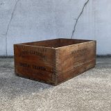 VINTAGE ANTIQUE WOOD CRATE WOODEN BOX DUPONT ヴィンテージ アンティーク ウッドボックス 木箱 / コレクタブル 収納 ケース ガレージ ガーデニング 店舗什器 アメリカ USA 