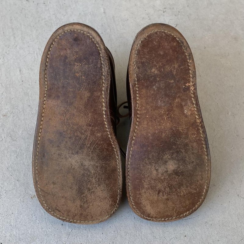 画像2: VINTAGE ANTIQUE CHILDREN'S KID'S LEATHER SHOES ヴィンテージアンティーク 子供用革靴 / コレクタブル ディスプレイ インテリア オブジェ キッズ レザー 靴 雑貨 アメリカ