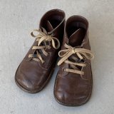 VINTAGE ANTIQUE CHILDREN'S KID'S LEATHER SHOES ヴィンテージアンティーク 子供用革靴 / コレクタブル ディスプレイ インテリア オブジェ キッズ レザー 靴 雑貨 アメリカ