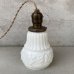 画像3: VINTAGE ANTIQUE LAMP ヴィンテージ アンティーク 吊り下げライト / ライト ペンダントライト ミルクガラス ガラスシェード リーフ 葉っぱ 天井照明 アメリカ