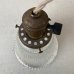 画像4: VINTAGE ANTIQUE LAMP ヴィンテージ アンティーク 吊り下げライト / ライト ペンダントライト ガラスシェード  スカート 天井照明 アメリカ