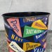 画像7: VINTAGE ANTIQUE TINCAN COLLEGE PENNANT ヴィンテージ アンティーク ゴミ箱 トラッシュ缶 カレッジペナント ティン缶 / インテリア ディスプレイ 雑貨 アメリカ