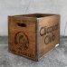 画像1: VINTAGE ANTIQUE WOOD CRATE WOODEN BOX CLICQUOT CLUB ヴィンテージ アンティーク ウッドボックス 木箱 / コレクタブル 収納 ケース ガレージ ガーデニング 店舗什器 アメリカ USA  (1)