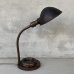 画像3: VINTAGE ANTIQUE DESKLAMP ヴィンテージ アンティーク デスクランプ スタンドライト 卓上ライト 照明 / グースネック インダストリアル アイアン 鉄 店舗什器 アメリカ