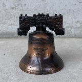 VINTAGE ANTIQUE LIBERTY BELL JAPANNED ヴィンテージ アンティーク リバティーベル 自由の鐘 ジャパンカラー ジャパンド / コレクタブル オブジェ 鈴 鐘 雑貨 小物 アメリカ