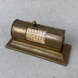 VINTAGE ANTIQUE DESK CALENDAR PARK SHERMAN ヴィンテージ アンティーク カレンダー パークシャーマン / 万年カレンダー デスクカレンダー 雑貨 小物 ブラス アメリカ