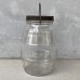 画像3: VINTAGE ANTIQUE GLASS JAR BARREL JAR ヴィンテージ アンティーク ガラスジャー バレルジャー 瓶 / ボトル ガラス 樽型 小物入れ 収納 店舗什器 アメリカ