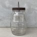 画像4: VINTAGE ANTIQUE GLASS JAR BARREL JAR ヴィンテージ アンティーク ガラスジャー バレルジャー 瓶 / ボトル ガラス 樽型 小物入れ 収納 店舗什器 アメリカ