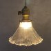 画像12: VINTAGE ANTIQUE LAMP ヴィンテージ アンティーク 吊り下げライト / ライト ペンダントライト ガラスシェード  スカート HUBBELL GE 天井照明 店舗什器 アメリカ (2)