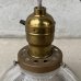 画像6: VINTAGE ANTIQUE LAMP ヴィンテージ アンティーク 吊り下げライト / ライト ペンダントライト ガラスシェード 天井照明 店舗什器 アメリカ (2)