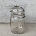 画像1: VINTAGE ANTIQUE BALL IDEAL JAR ヴィンテージ アンティーク ボール ジャー ガラス瓶 アメリカ / ワイヤー付き クリアー ディスプレイ ボトル 小物入れ 収納 店舗什器 (3) (1)