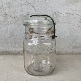 VINTAGE ANTIQUE BALL IDEAL JAR ヴィンテージ アンティーク ボール ジャー ガラス瓶 アメリカ / ワイヤー付き クリアー ディスプレイ ボトル 小物入れ 収納 店舗什器 (4)