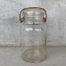 画像3: VINTAGE ANTIQUE BALL IDEAL JAR ヴィンテージ アンティーク ボール ジャー ガラス瓶 アメリカ / ワイヤー付き クリアー ディスプレイ ボトル 小物入れ 収納 店舗什器 (6)