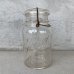 画像1: VINTAGE ANTIQUE BALL IDEAL JAR ヴィンテージ アンティーク ボール ジャー ガラス瓶 アメリカ / ワイヤー付き クリアー ディスプレイ ボトル 小物入れ 収納 店舗什器 (6) (1)