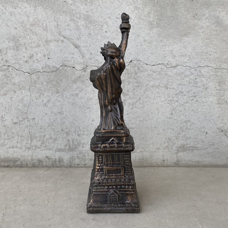 画像2: VINTAGE ANTIQUE STATUE OF LIBERTY  ヴィンテージ アンティーク 自由の女神 / コレクタブル オブジェ インテリア ディスプレイ 置物 雑貨 アメリカ (2)