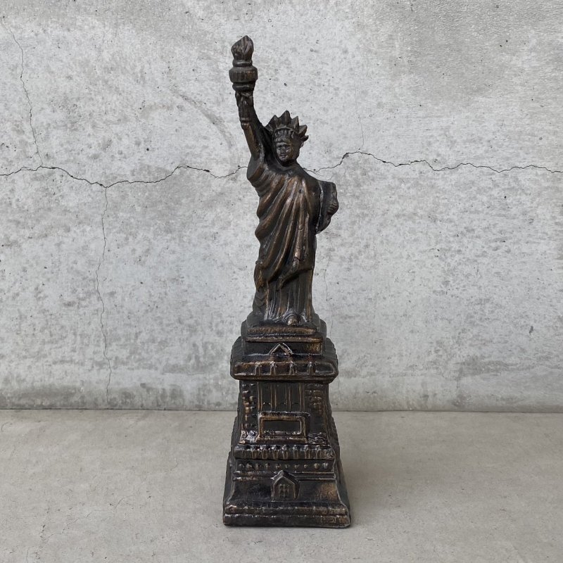 画像1: VINTAGE ANTIQUE STATUE OF LIBERTY  ヴィンテージ アンティーク 自由の女神 / コレクタブル オブジェ インテリア ディスプレイ 置物 雑貨 アメリカ (2)