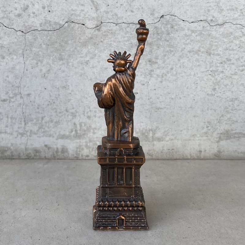 画像2: VINTAGE ANTIQUE STATUE OF LIBERTY  ヴィンテージ アンティーク 自由の女神 / コレクタブル オブジェ インテリア ディスプレイ 置物 雑貨 アメリカ (3)