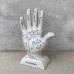 画像1: VINTAGE ANTIQUE PALMISTRY HAND ヴィンテージ アンティーク 手相占い ハンド 手 オブジェ / 陶器 ディスプレイ インテリア 置物 雑貨 店舗什器 アメリカ (1)