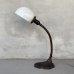 画像4: VINTAGE ANTIQUE DESKLAMP TREBOR MFG CO. ヴィンテージ アンティーク デスクランプ スタンドライト テーブルランプ 卓上ライト 照明 / ミルクガラスシェード グースネック アメリカ