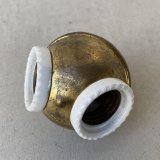 VINTAGE ANTIQUE BENJAMIN SOCKET ヴィンテージ アンティーク ベンジャミンソケット / ランプ ライト 2灯 コレクタブル 照明 アメリカ USA (4)