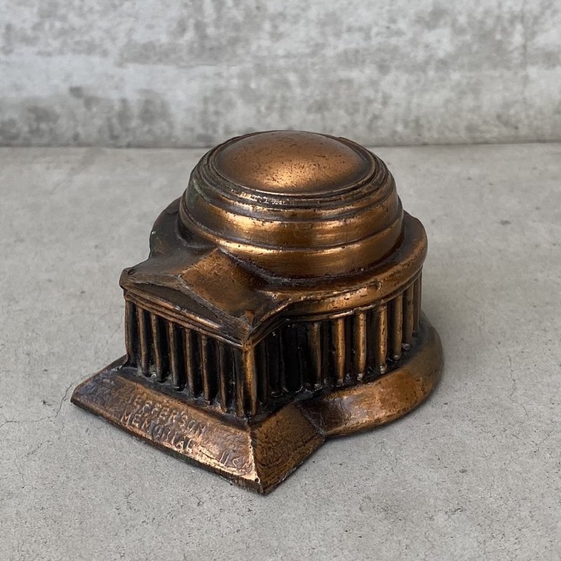 画像1: VINTAGE ANTIQUE JEFFERSON MEMORIAL ヴィンテージ アンティーク ジェファソン記念碑 オブジェ / コレクタブル  ディスプレイ インテリア ワシントン 建物 置物 アメリカ