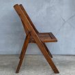 画像3: VINTAGE W.R.CASE & SONS CUTLERY CO. FOLDING CHAIR ヴィンテージ アンティーク フォールディングチェア 折り畳み椅子 アメリカ / インダストリアル ウッド 木製 家具 店舗 什器 (3)