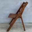 画像4: VINTAGE W.R.CASE & SONS CUTLERY CO. FOLDING CHAIR ヴィンテージ アンティーク フォールディングチェア 折り畳み椅子 アメリカ / インダストリアル ウッド 木製 家具 店舗 什器 (4)