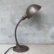 画像6: VINTAGE DESKLAMP ヴィンテージ デスクランプ デスクライト スタンドライト 卓上ライト アメリカ / インダストリアル グースネック 照明 工業用 USA (6)