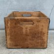 画像4: VINTAGE ANTIQUE PEVELY WOOD CRATE WOOD BOX ヴィンテージ アンティーク ウッドボックス 木箱 アメリカ / インダストリアル 運搬用 収納 店舗什器 USA (2) (4)