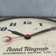 画像7: VINTAGE ANTIQUE  POSTAL TELEGRAH WALL CLOCK ヴィンテージ アンティーク ポスタルテレグラフ ハモンドクロック ウォールクロック 壁掛け時計 アメリカ / インダストリアル 白色 郵便局 店舗什器 USA (7)